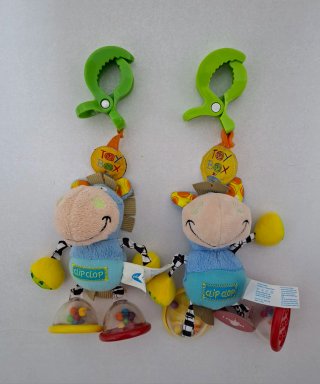 Lote juguetes para silla de bebé