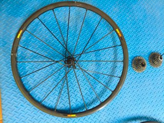 Llantas Mavic Ksyrium SLR + Cassette11-28+cubierta