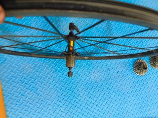 Llantas Mavic Ksyrium SLR + Cassette11-28+cubierta