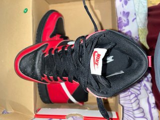Nike Dunk Rojas y Negras