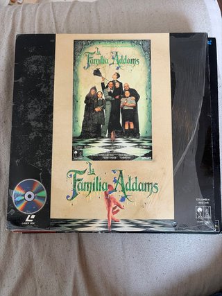 La Familia Addams Laser Disc Español