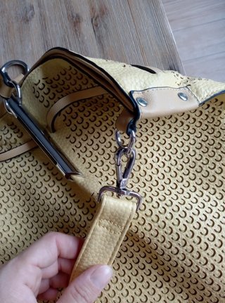 Borsa donna giallo pastello