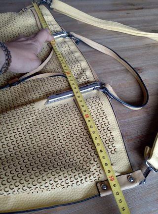 Borsa donna giallo pastello