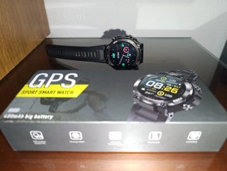 Reloj Deportivo GPS Smartwatch Negro