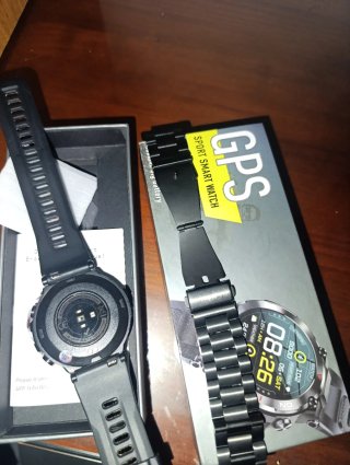 Reloj Deportivo GPS Smartwatch Negro