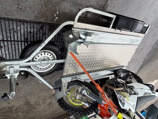 Remolque / carro para 2 motos