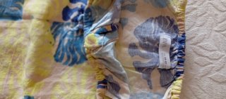 Conjunto Zara niña pantalón y top estampado.