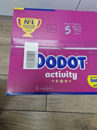 Dodot Sensitive Talla 4+ y Activity Talla 5+