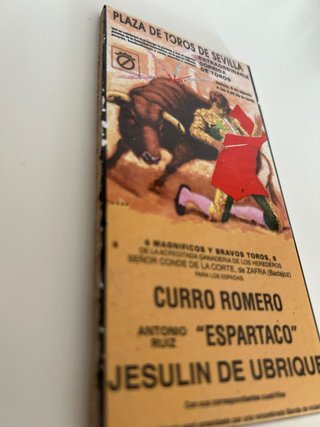 Cartel Toros Sevilla Curro Romero
