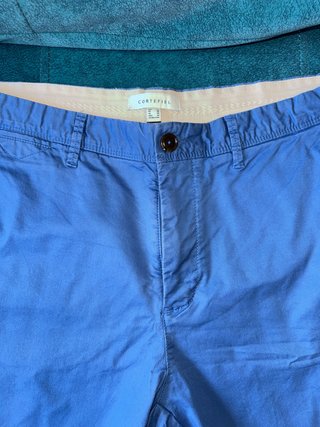 Pantalón corto Cortefiel azul hombre talla 48