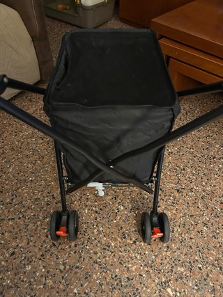 Carro Plegable Mascota Negro