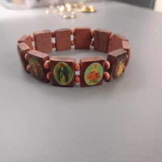 Braccialetto elastico con santi