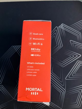 Mortal 4K Plus Streaming Device Google TV 8+128 gb