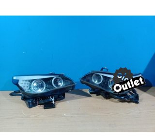 DW FAROS XENON BMW E60 03-04 OJOS ANGEL CCFL FONDO NEGRO R14