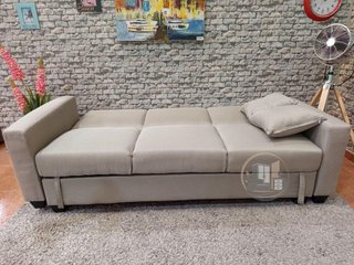Sofá cama BEIGE  con arcón