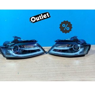 DW FAROS AUDI A4 B8 07-11 LUZ DIURNA LED DRL FONDO NEGRO R14