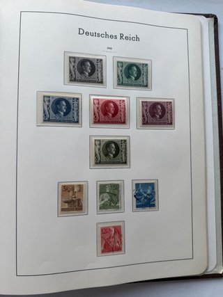 Álbum Sellos Tercer Reich/Adolf Hitler 1933/1945