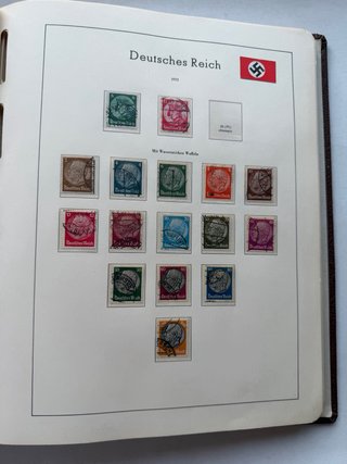 Álbum Sellos Tercer Reich/Adolf Hitler 1933/1945