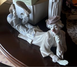 Figura Lladró Payaso Acostado