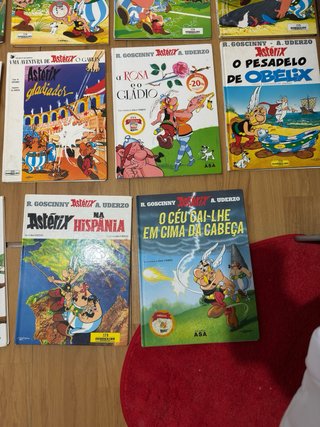 Lote 16 Livros BD Astérix - Oportunidade (Capa Dur