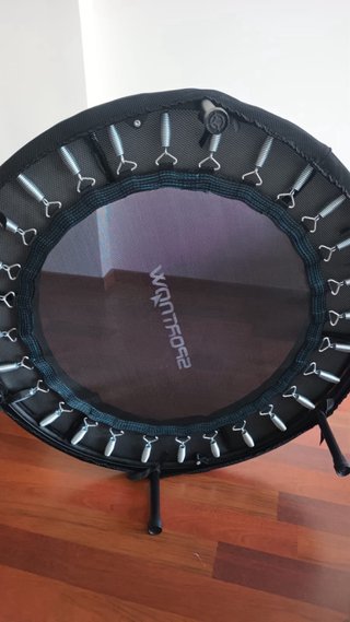 Trampolín Fitness SPORTNOW Negro/Azul