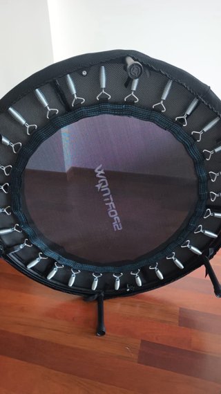 Trampolín Fitness SPORTNOW Negro/Azul