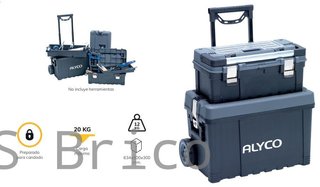 Carro para Heramientas Baúl y Caja Plástico Alyco 192796
