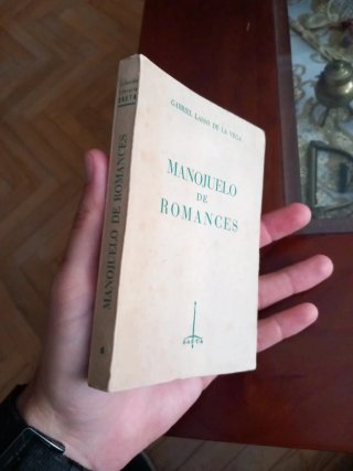 Libro Manojuelo de romances