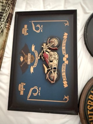 Cuadros de Madera Harley-Davidson