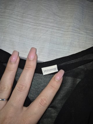 Maglietta nera manica lunga
