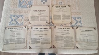 Lote 6 Vinilos Música Clásica Beethoven Mahler