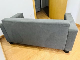 Sofá Ikea Gris Tela