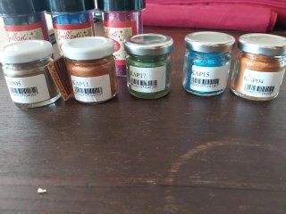 Colori glitter per hobby creativi