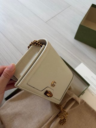 Borsa Gucci Bianca e Dorata Originale