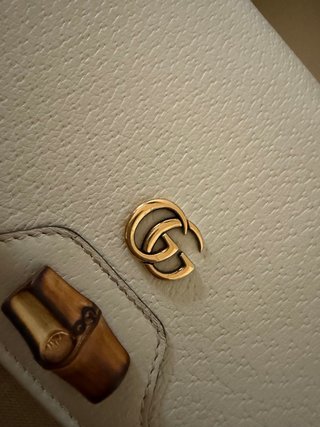 Borsa Gucci Bianca e Dorata Originale
