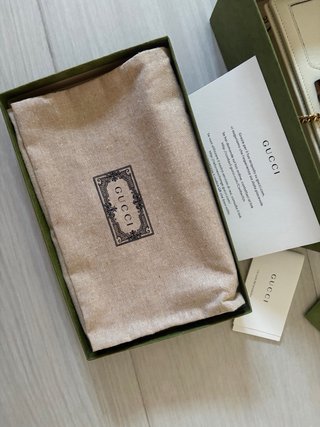 Borsa Gucci Bianca e Dorata Originale