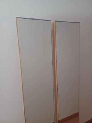 Espejo de pie madera y cristal
