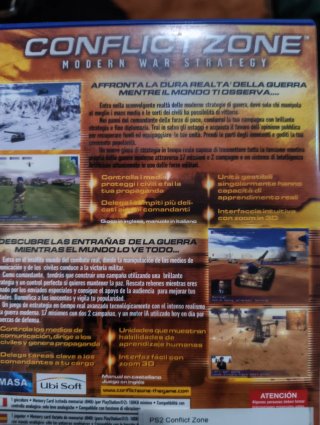 Conflict Zone Modern War Strategy PS2 ITA play
