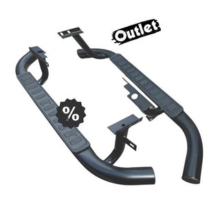 DW ESTRIBERAS ESTRIBOS LAND ROVER DEFENDER 90 83-16 NEGRO R0