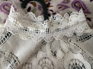 Camiseta blanca de encaje