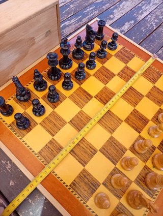 Juego de ajedrez de madera