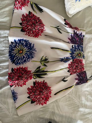 Falda estampada flores