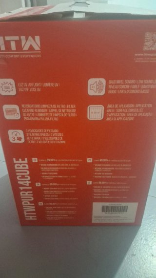 Purificador Aire HTW Cube Blanco Nuevo