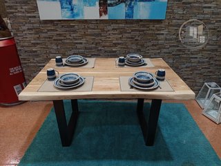 Mesa de Comedor o Cocina Acacia 140cm