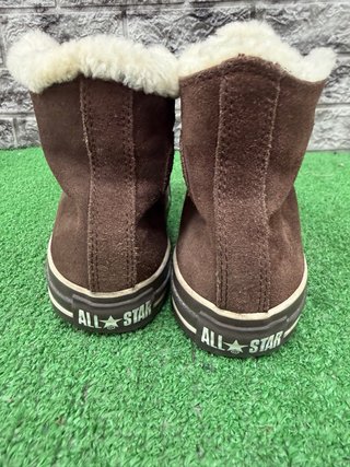 Converse 38 marroni con interno in pelliccia