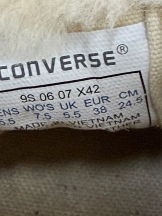 Converse 38 marroni con interno in pelliccia