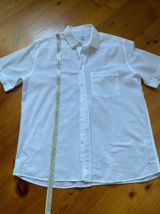 Camicia uomo mezza manica bianca.Gio Darvel.