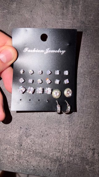 Set Orecchini Uomo Acciaio Inox venduti a paio