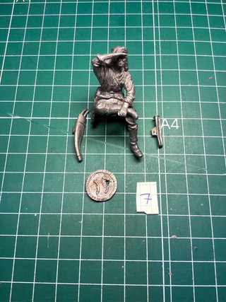 Figura de plomo de soldado