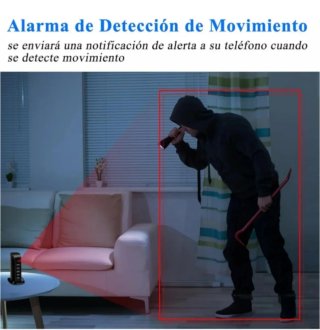 Cámara oculta con cargador USB y conexión